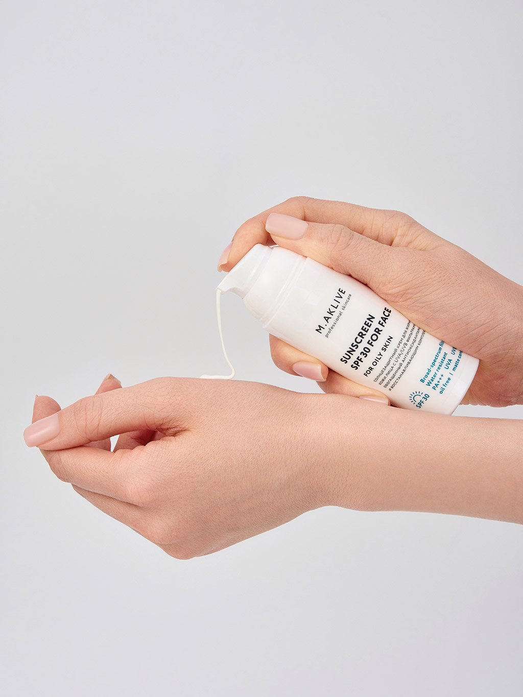 Солнцезащитный крем SPF30 для жирной кожи лица